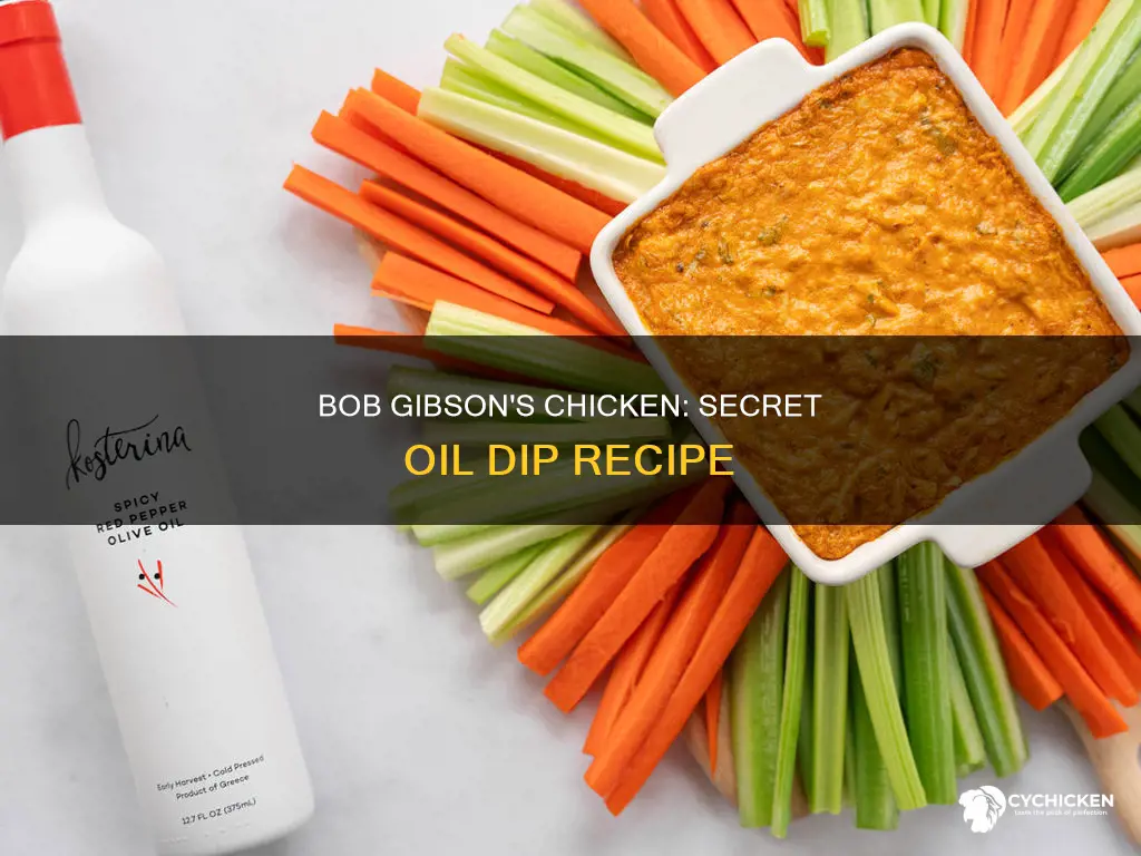what does big bob gibson dip chicken in oil