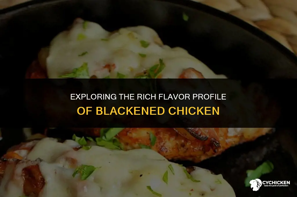 what does blackened chicken taste like