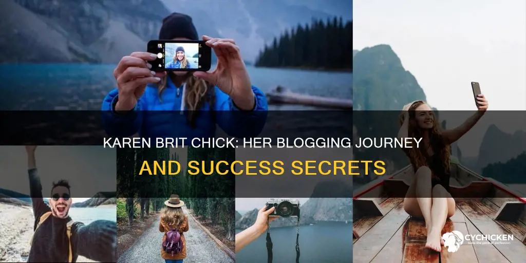 what does blogger karen brit chick do for a living