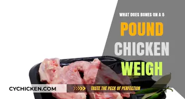 How Much Do Bones Weigh in a 5-Pound Chicken?