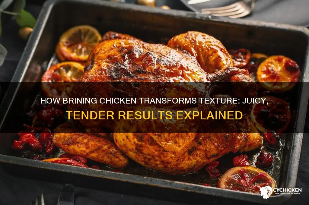 what does brining chicken do for the texture