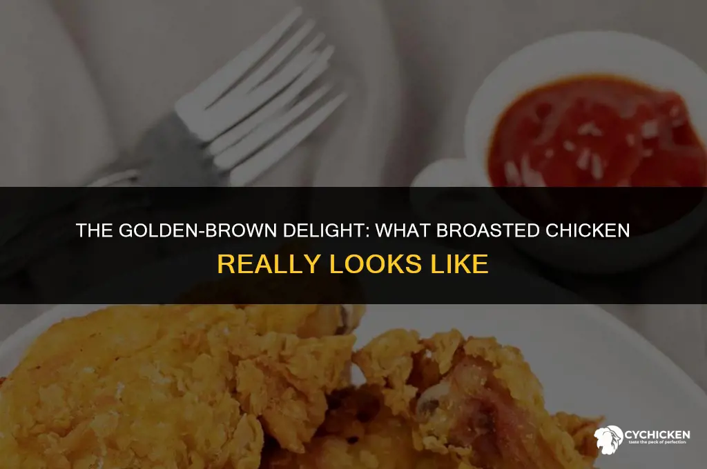 what does broasted chicken look like