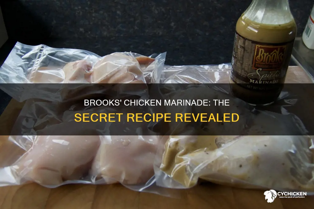 what does brooks b b q marinade their chicken in
