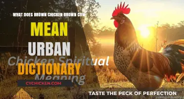 Brown Chicken, Brown Cow: A Saucy Slang Term