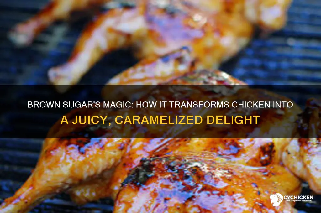 what does brown sugar do to chicken