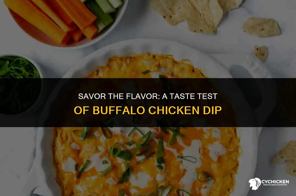 what does buffalo chicken dip taste like