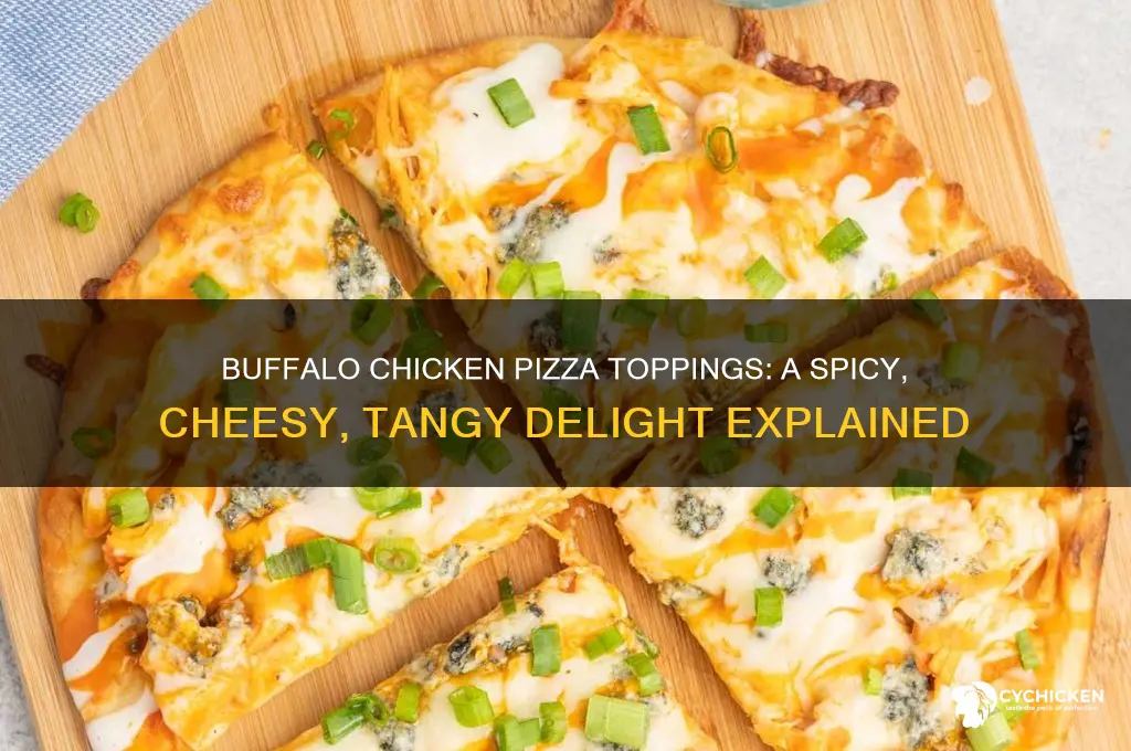 what does buffalo chicken pizza have on it