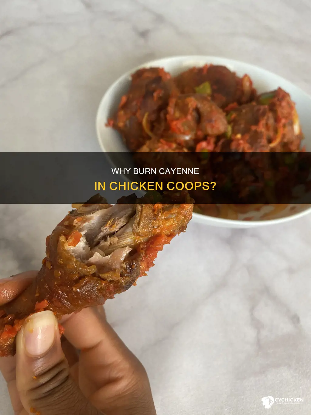 what does burning cayenne in a chicken house do