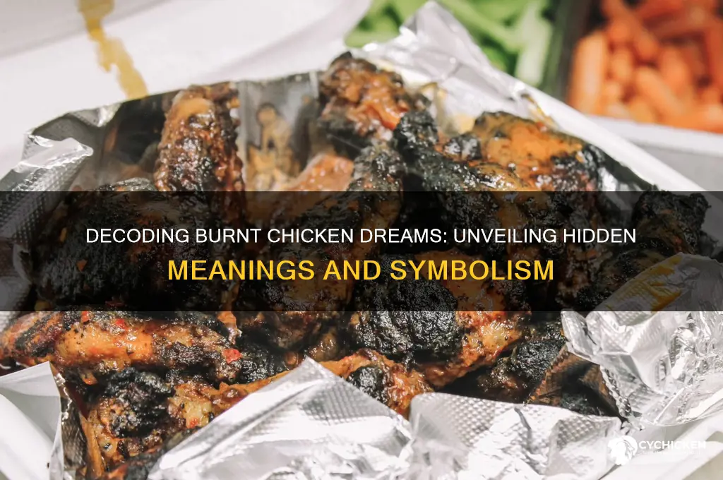 what does burnt chicken mean in a dream