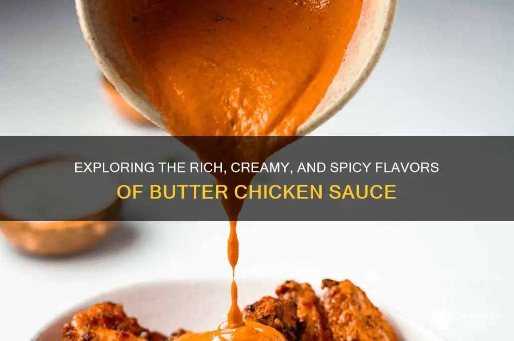 what does butter chicken sauce taste like