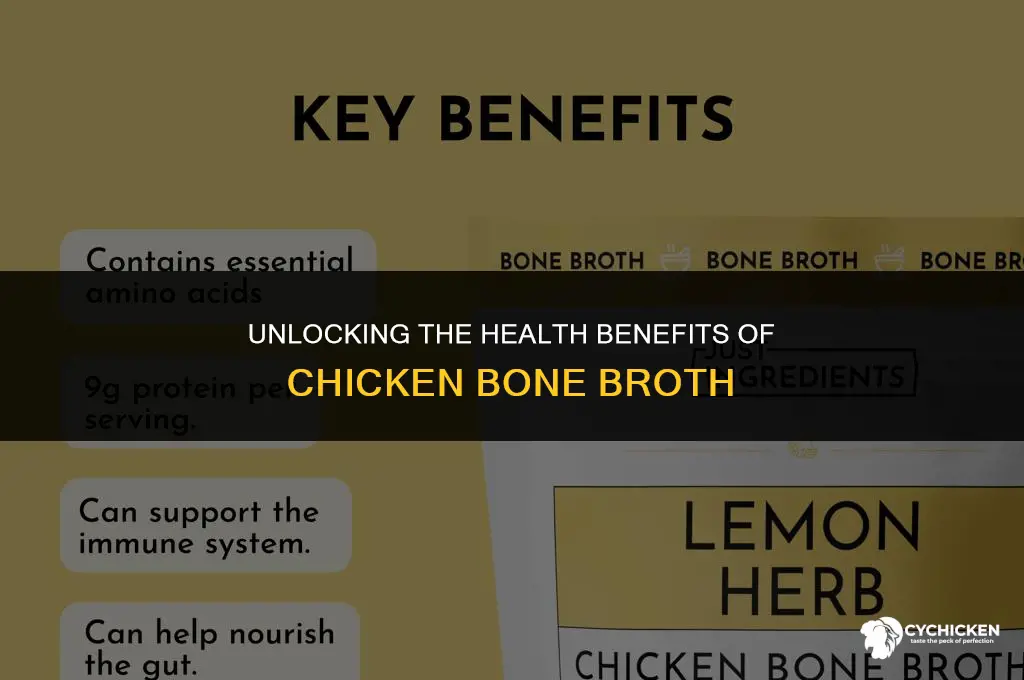 what does chicken bone broth do