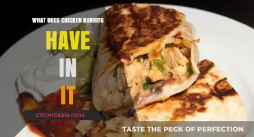 Discover the Delicious Fillings Inside a Chicken Burrito