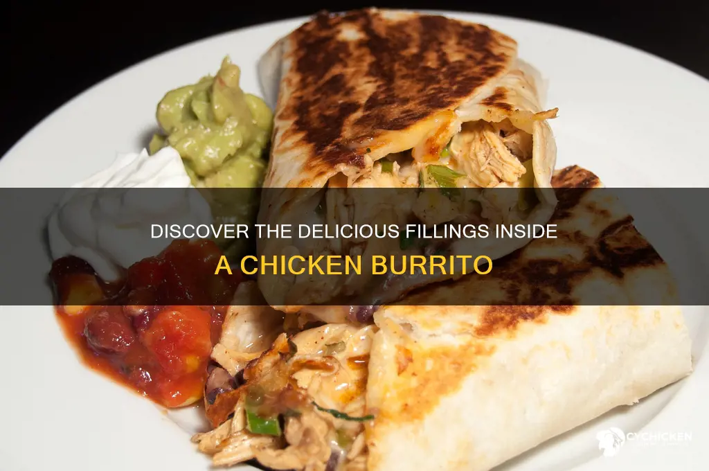 what does chicken burrito have in it