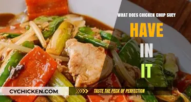 Discover the Ingredients in Chicken Chop Suey: A Flavorful Dish