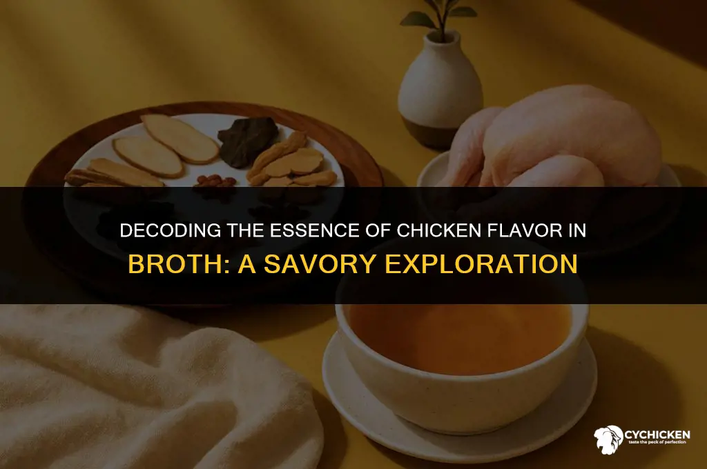 what does chicken flavor mean in broth