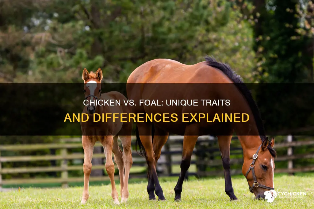 what does chicken has what foal dont