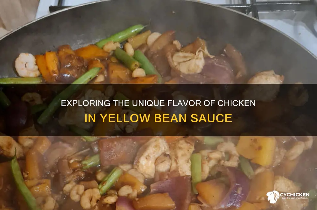 what does chicken in yellow bean sauce taste like