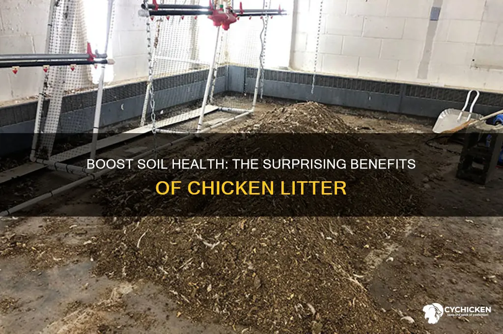 what does chicken litter do for soil