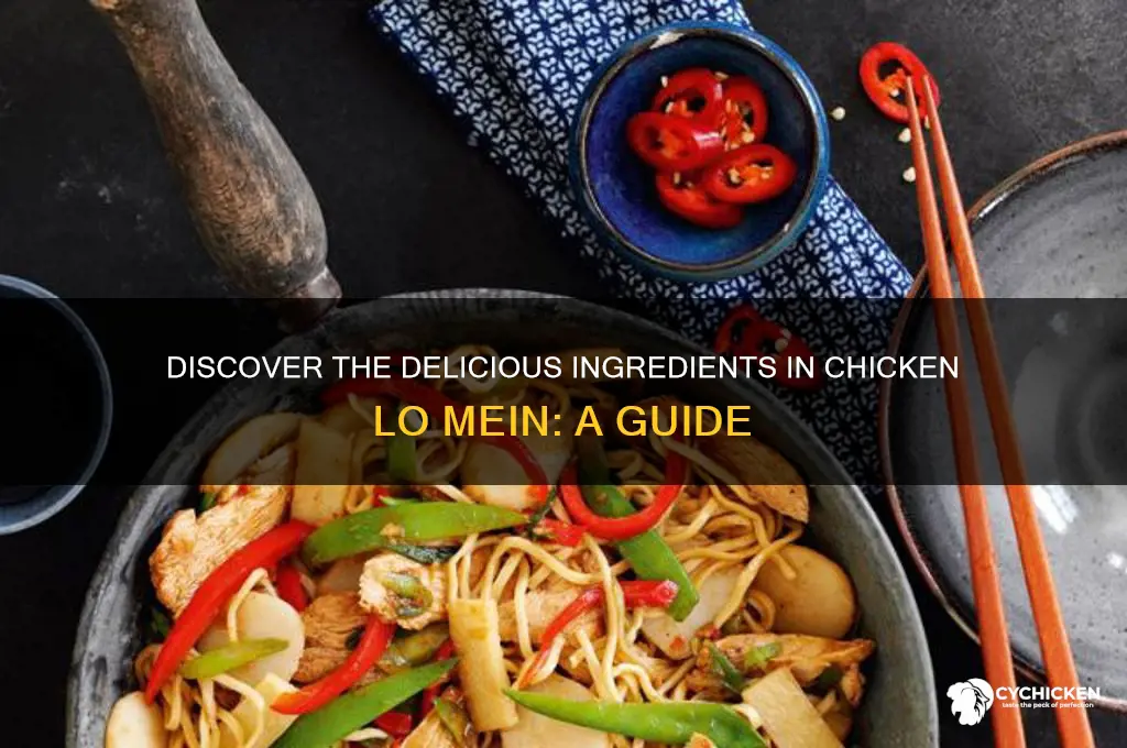 what does chicken lo mein have in it