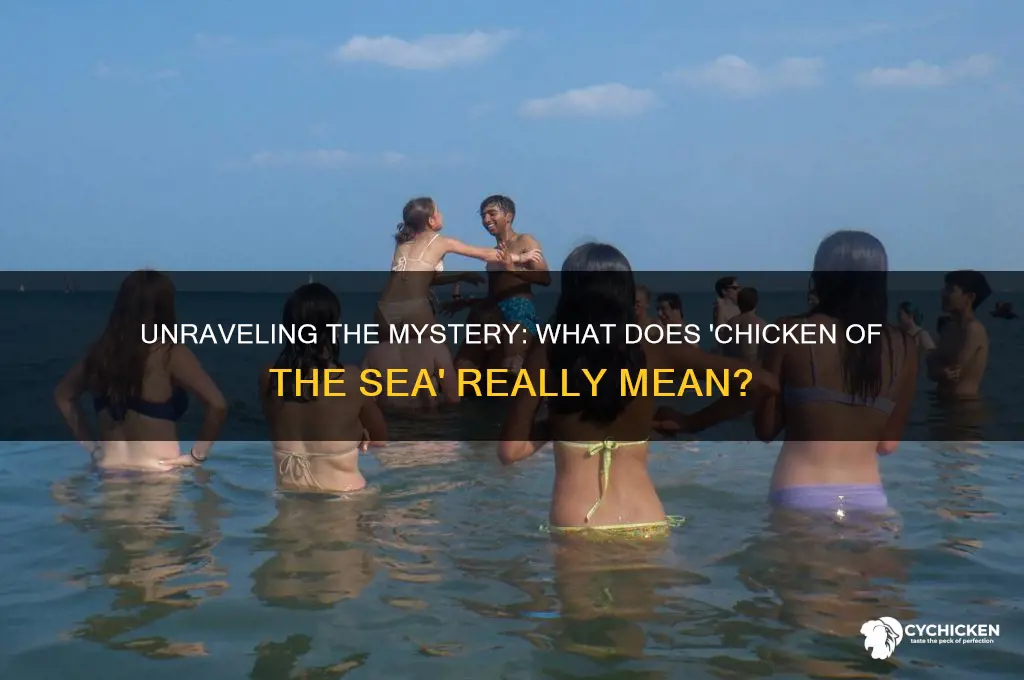 what does chicken of the sea mean