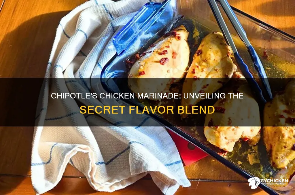 what does chipotle marinate their chicken in