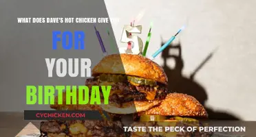 Dave's Hot Chicken: Birthday Freebies and Rewards