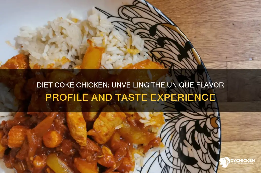what does diet coke chicken taste of