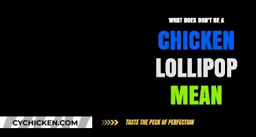 Facing Fears: "Don't Be a Chicken Lollipop" Explained