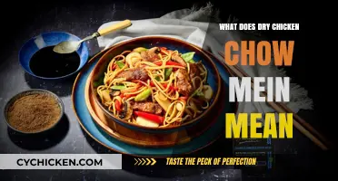 Understanding Dry Chicken Chow Mein: Ingredients, Preparation, and Flavor Profile