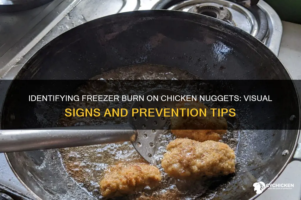 what does freezer burn look like on chicken nuggets
