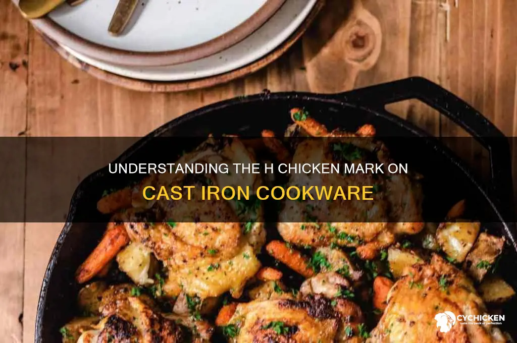 what does h chicken mean on cast iron