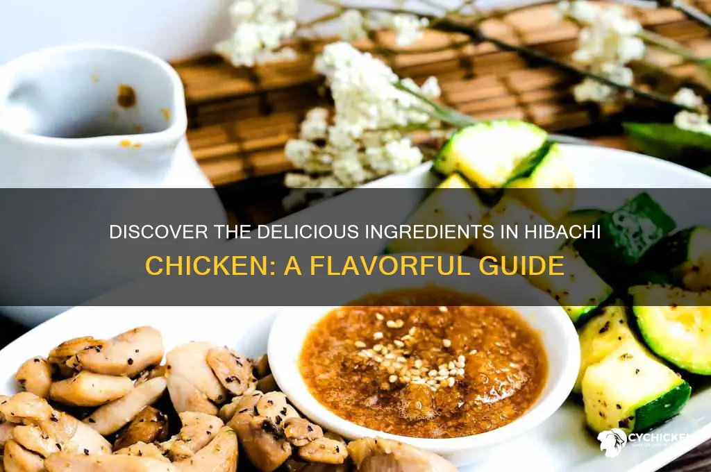 what does hibachi chicken have in it