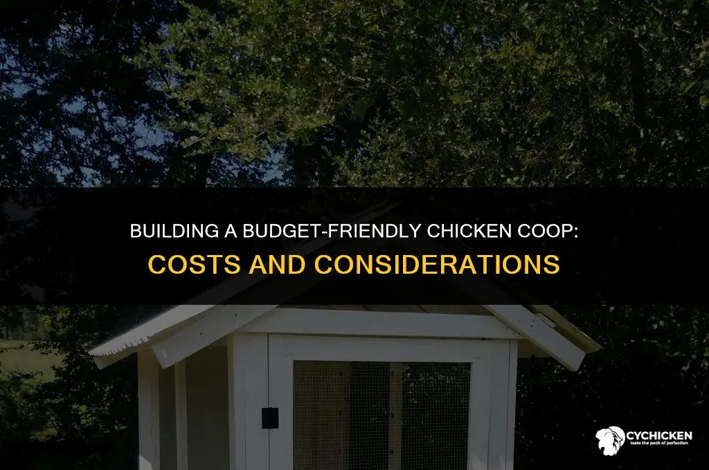 what does it cost to build a chicken coop