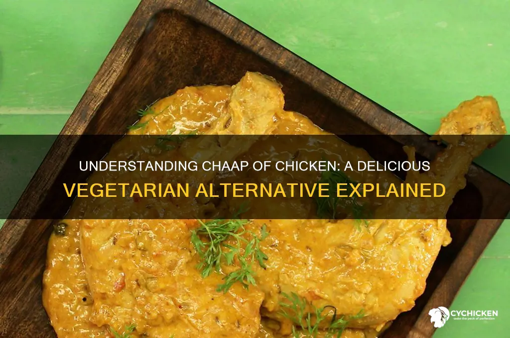 what does it mean by chaap of chicken