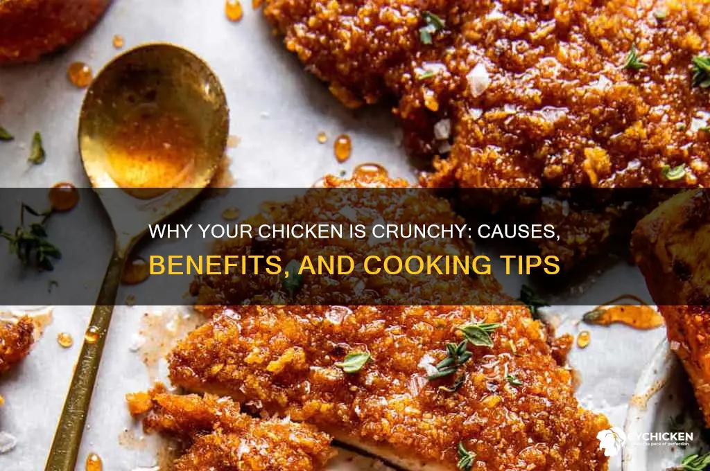 what does it mean if chicken is crunchy