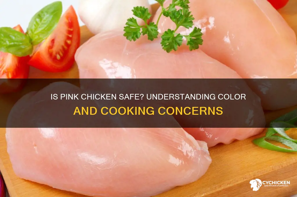 what does it mean if chicken is pink