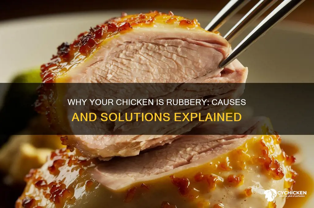 what does it mean if chicken is rubbery