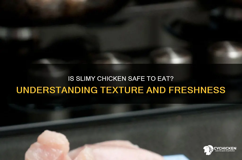 what does it mean if chicken is slimy