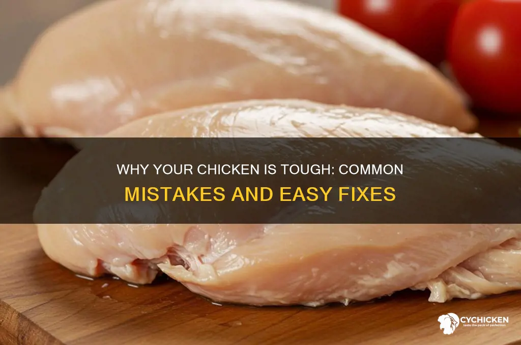 what does it mean if chicken is tough