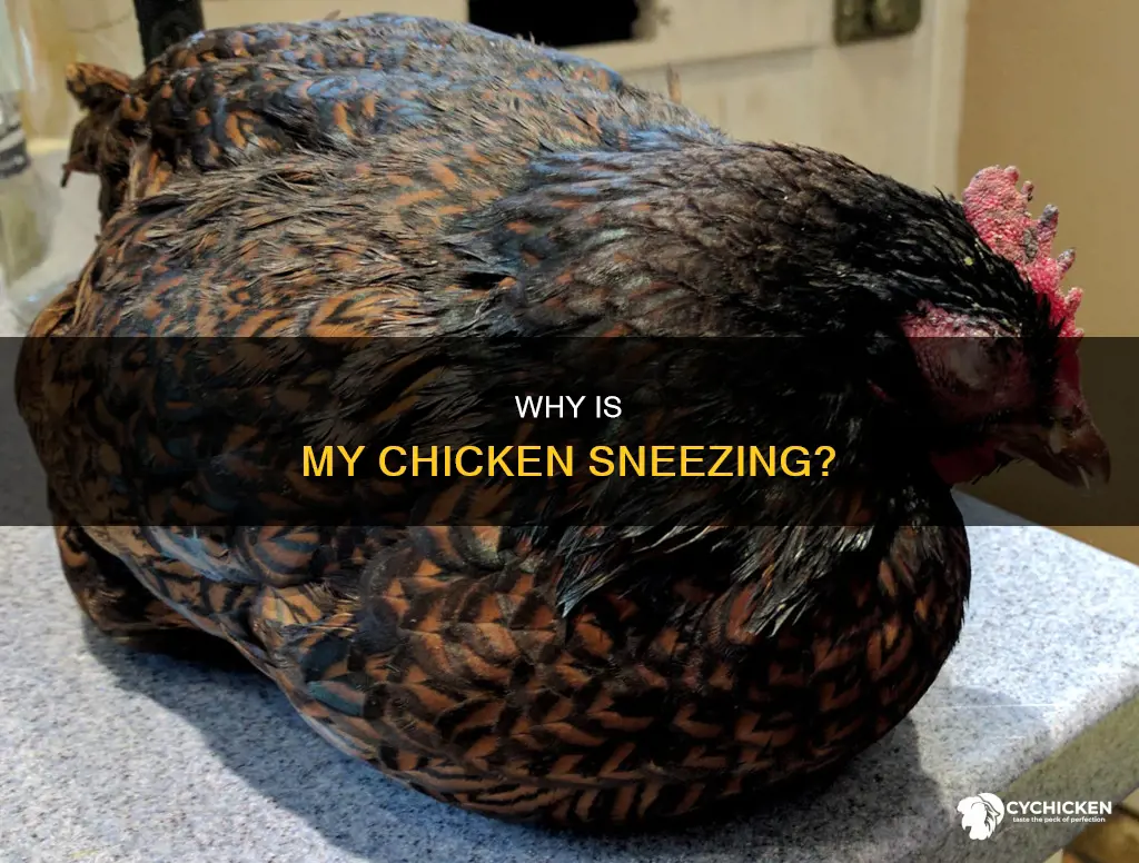 what does it mean if my chicken is sneezing