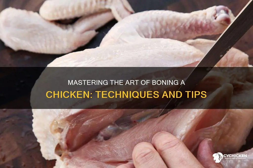 what does it mean to bone a chicken