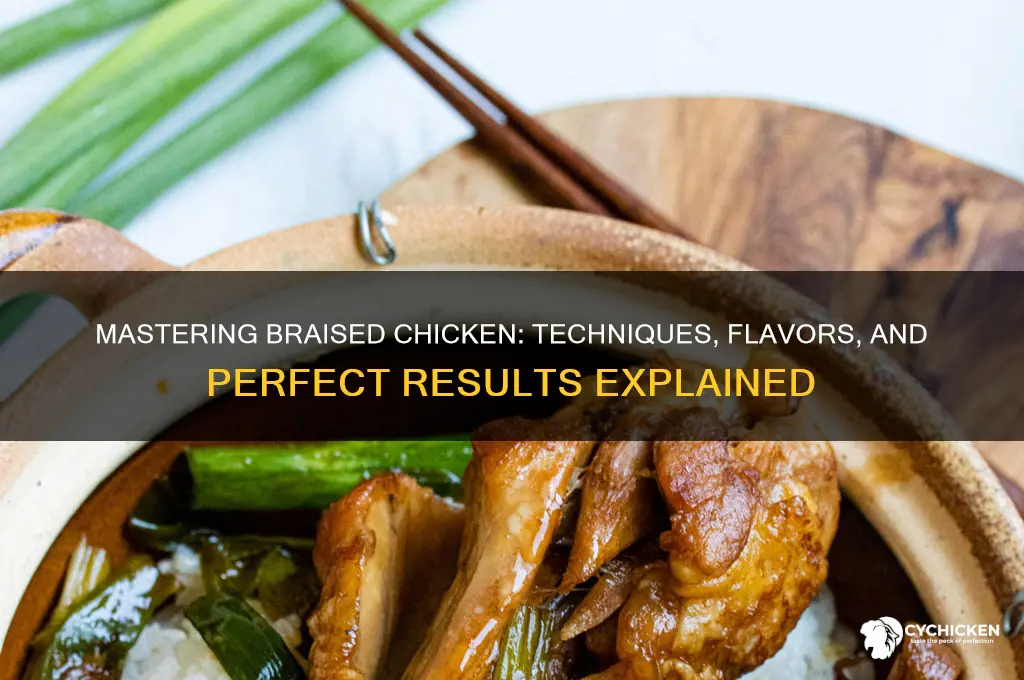 what does it mean to braise chicken
