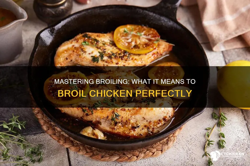 what does it mean to broil chicken