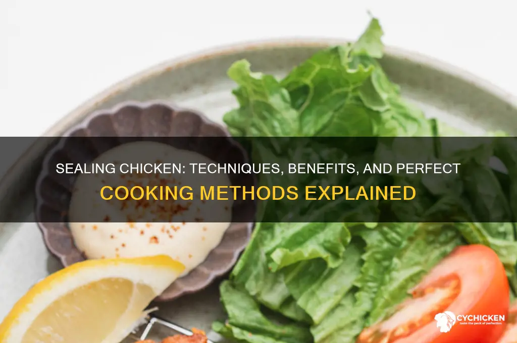 what does it mean to seal chicken