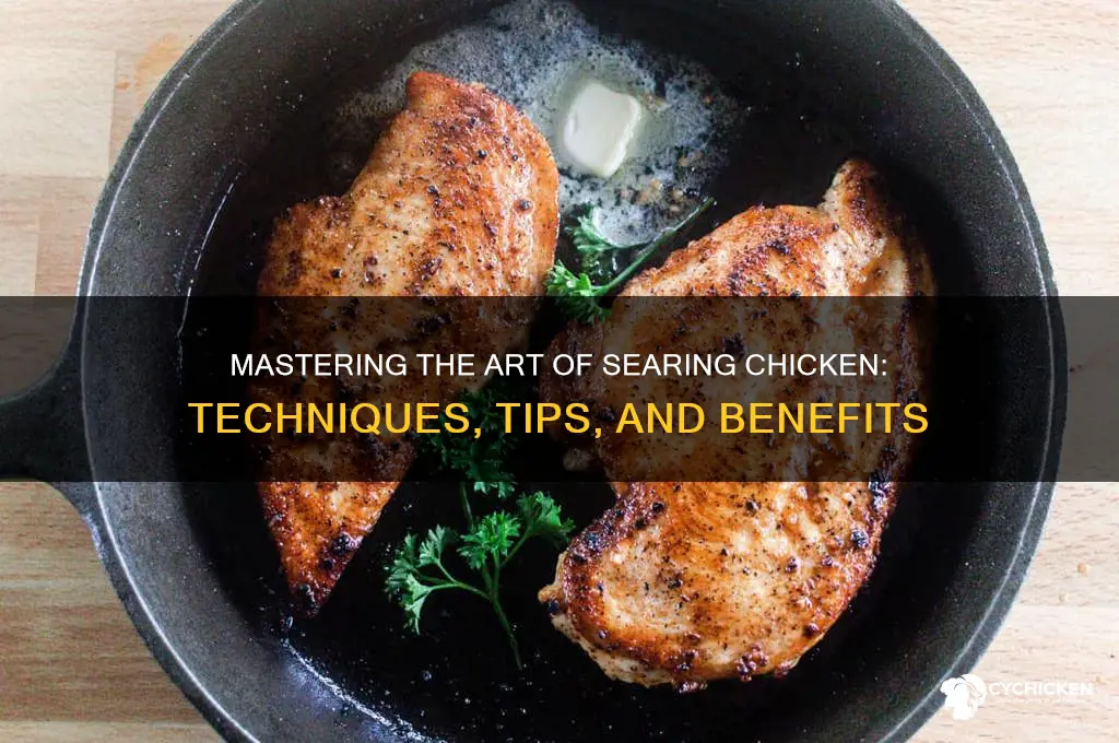 what does it mean to sear the chicken