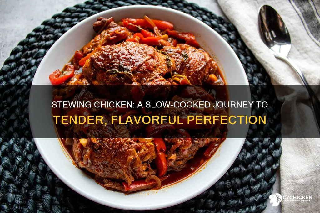 what does it mean to stew chicken