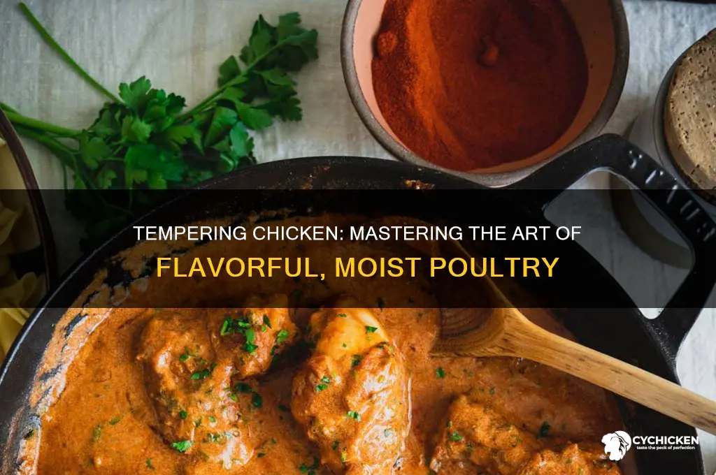 what does it mean to temper chicken