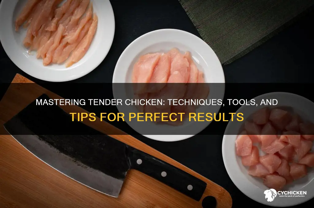 what does it mean to tenderize chicken