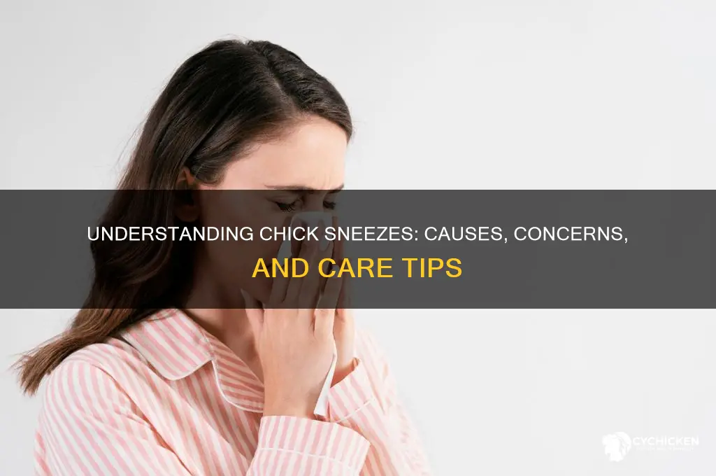 what does it mean when a chick sneezes