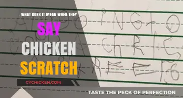 Understanding the Confusing Art of Chicken Scratch